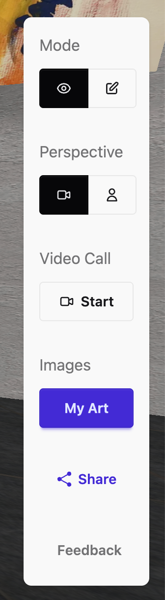Desktop control panel