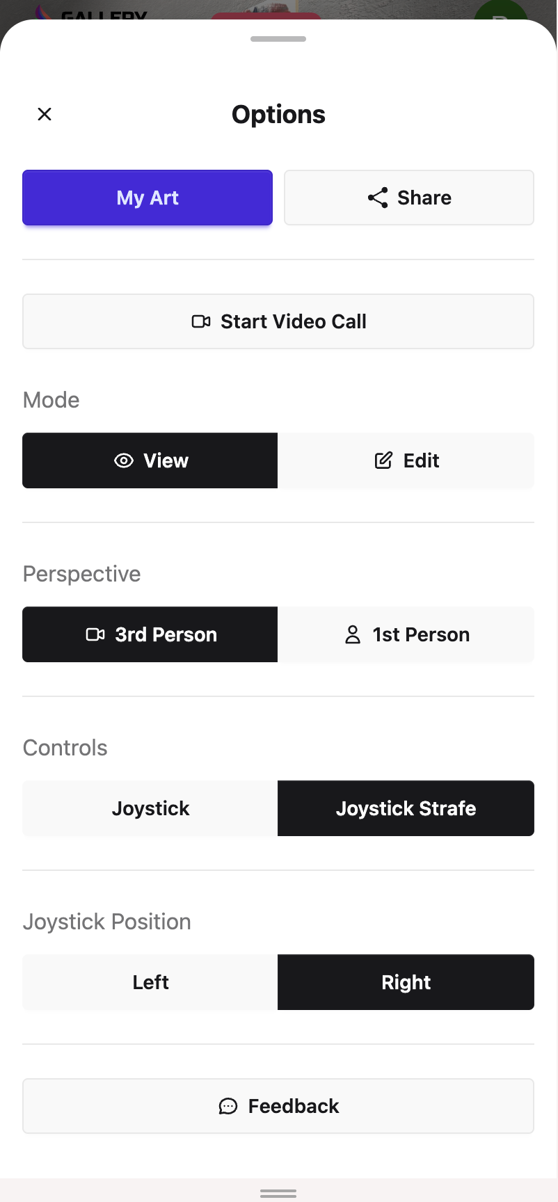 Mobile menu
