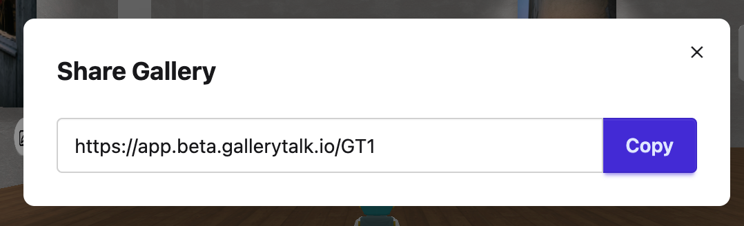 Share button desktop